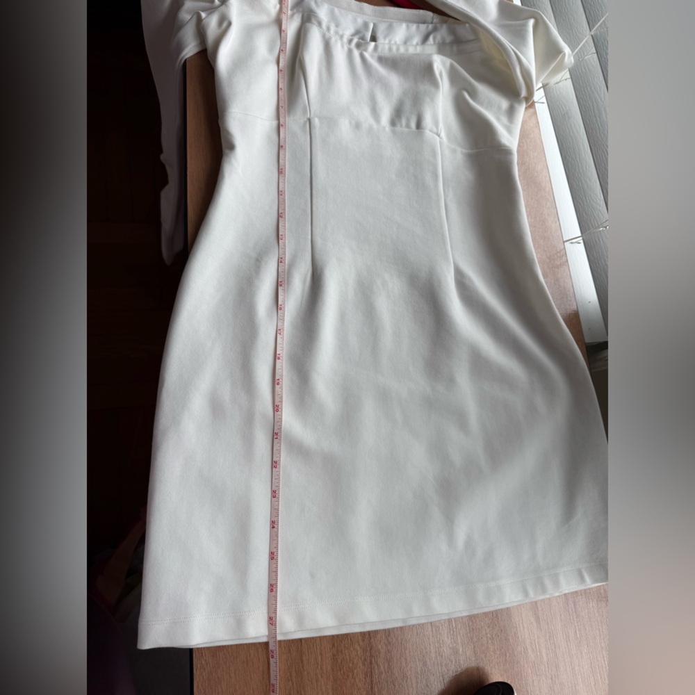 Anthropolgie BHLDN Gianna Off-Shoulder Ivory Dress - Picture 9 of 10